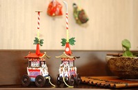 祇園祭、長刀鉾・月鉾のミニチュア/Kyoto-Minamiカイロプラクティック・オフィス